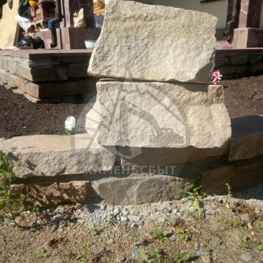 Кладочный камень "Ровный край" 80-120мм